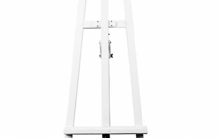 Cavalletto Legno Bianco