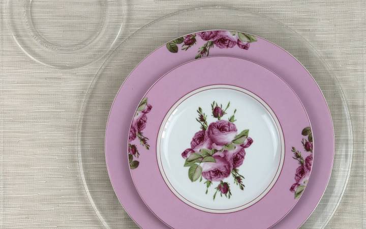 Mise en place Rosa Romantico col.Rosa