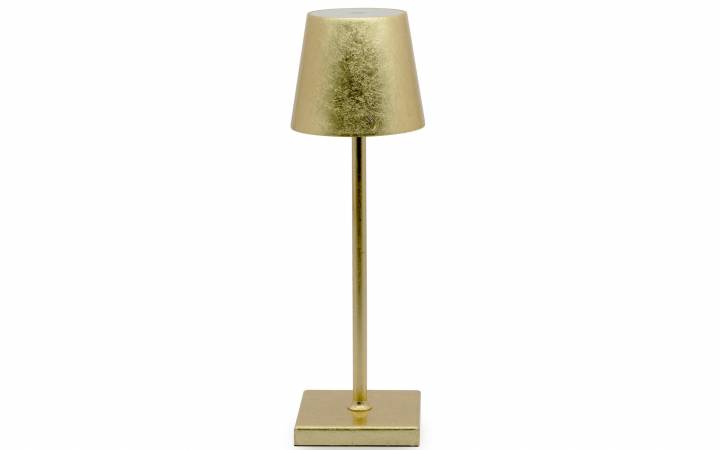 Lampada da Tavolo Poldina Foglia Oro